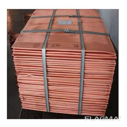 High quality copper cathode 99.99 % pure copper sheet supplier