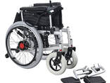 Lithium battery Lightweight Folding Portable Handicapped Electric Wheelchair - photo 3